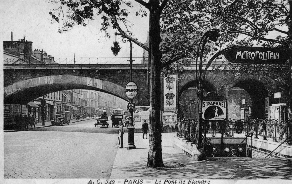 Pont de Flandre Petite Ceinture métro