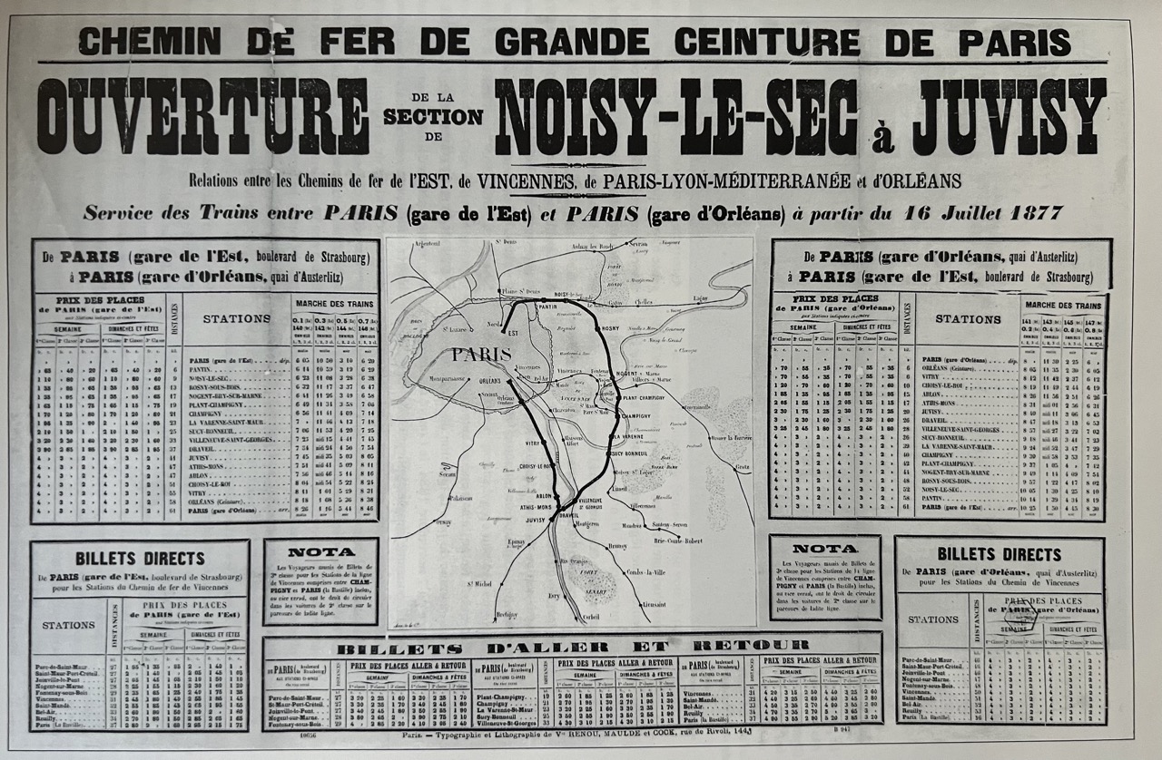 Petite histoire de la Grande Ceinture ferroviaire de Paris ASPCRF