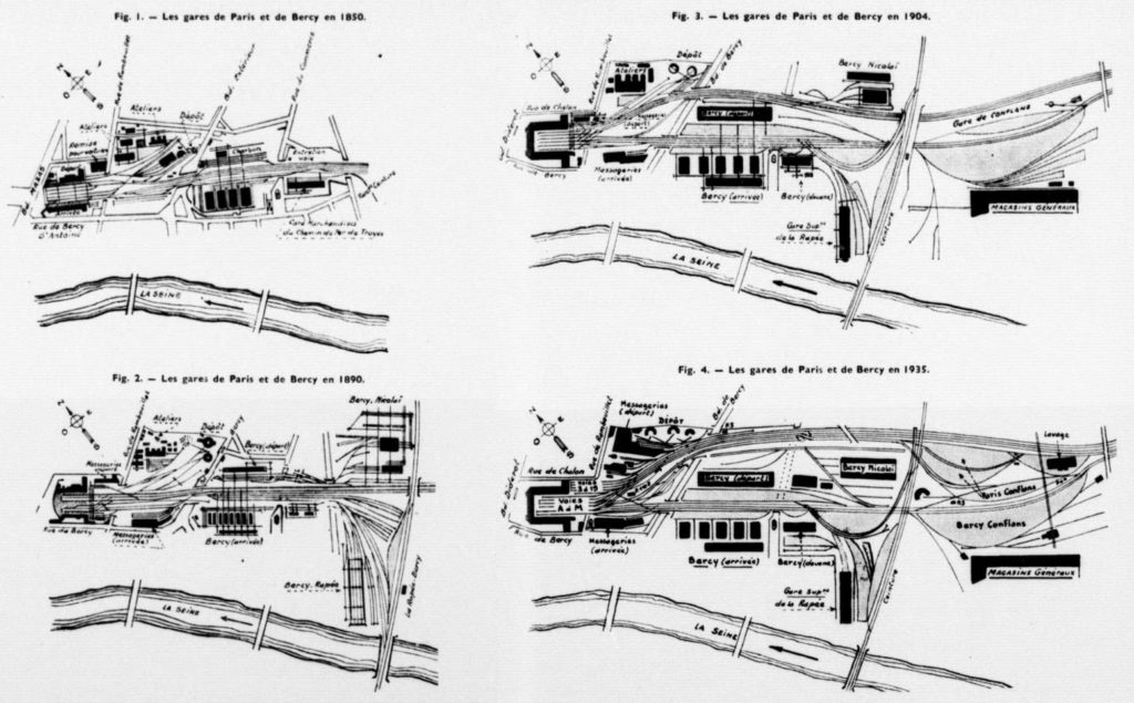 Gare Rapée-Bercy Petite Ceinture transformations