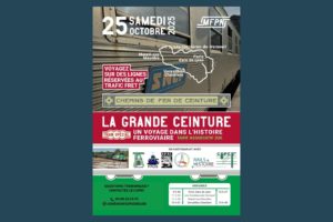 Affiche train Grande Ceinture MFPN 25 oct 2025