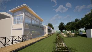 Gare rue d'Avron Passerelle A Petite Ceinture